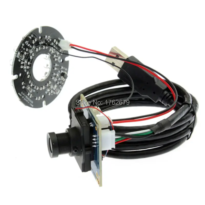 VGA OV7725 дешевая камера видеонаблюдения с ночным видением мини-модуль usb для