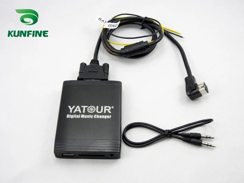 Автомобильный цифровой музыкальный адаптер USB SD Aux MP3 интерфейс стерео радио для