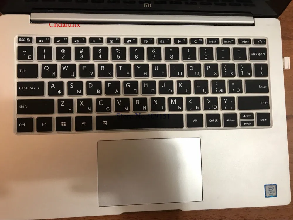 Силиконовый чехол для клавиатуры Xiaomi Mi Notebook Air 12 5 дюймов ноутбука на русском