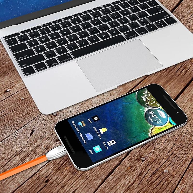 USB кабель Go2linK типа C из цинкового сплава ультрапрочный передачи данных для MacBook /