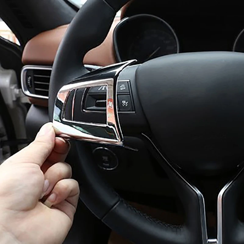 2 шт. для рулевого колеса Maserati Levante декоративная рамка кнопки | Автомобили и