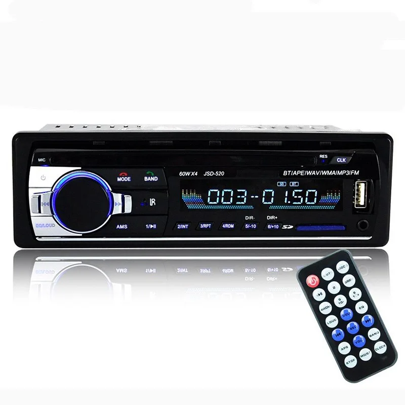 Автомобильный мультимедийный плеер 12 В FM Aux вход MP3 Bluetooth SD USB|Автомобильные