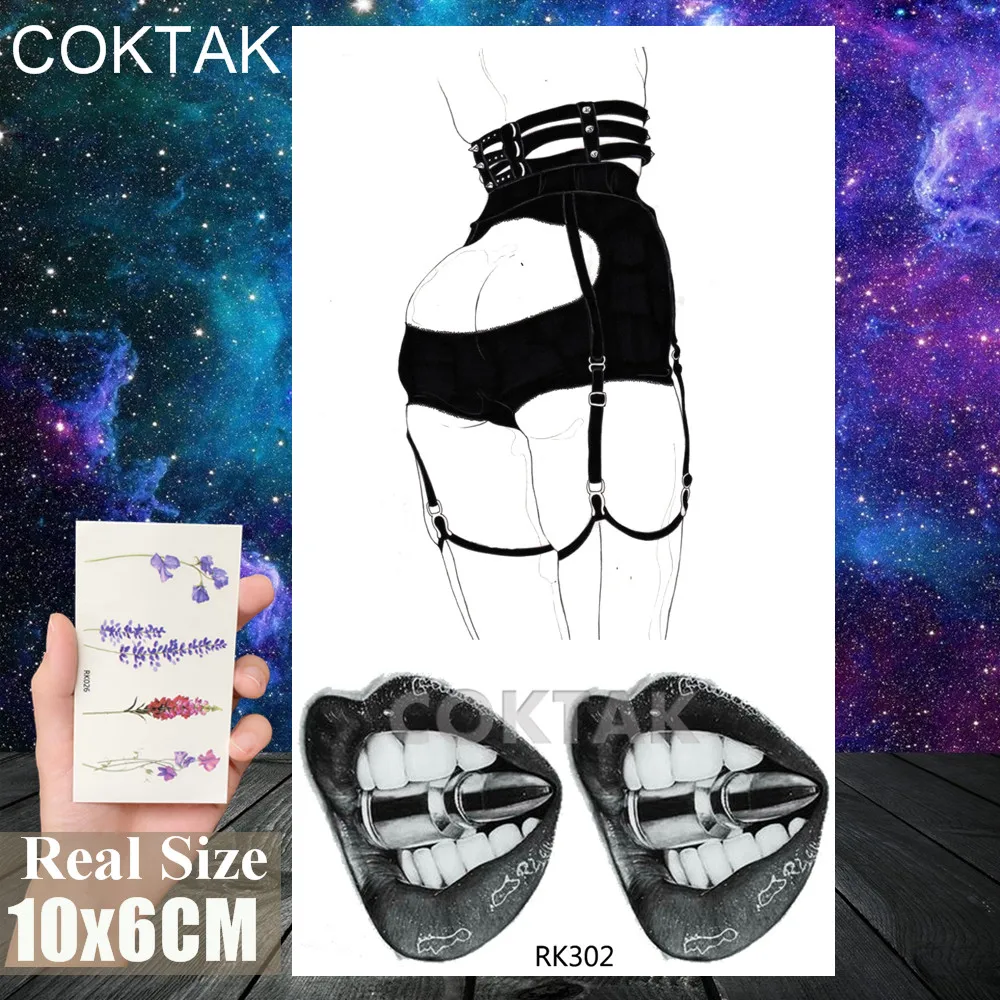 CRK302 Сексуальные Временные татуировки в виде сердца, минималистичные наклейки, водостойкие накладные татуировки, реалистичные накладные татуировки на грудь для взрослых - Цвет: CRK302
