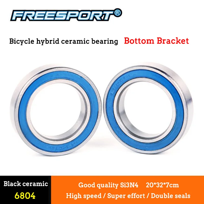 6804 Freesport 2 шт. высокоскоростные велосипедные нижние кронштейны ступицы Гибридный керамический подшипник для велосипеда BB Подшипник оси для MTB горного велосипеда дорожный cy - Цвет: 6804