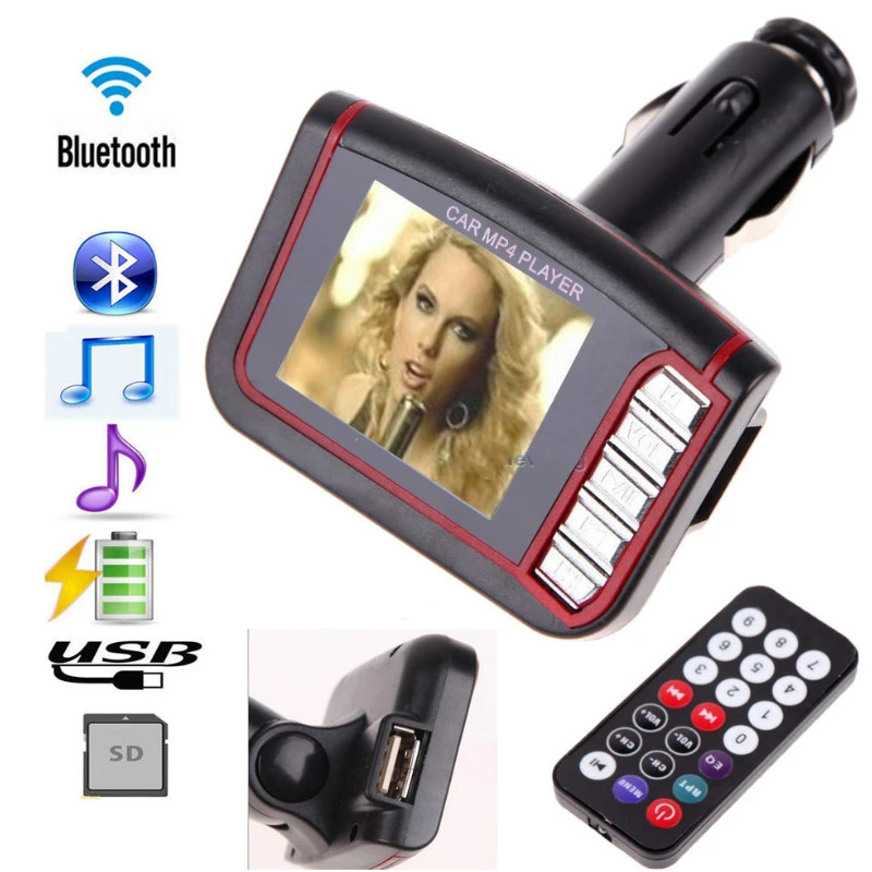 Автомобильные аксессуары беспроводной передатчик MP3 MP4 музыкальный плеер Bluetooth