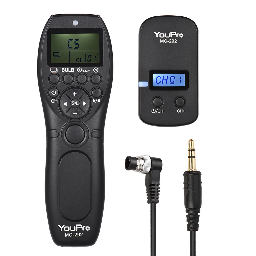 YouPro MC 292 DC0 2 4G беспроводной пульт дистанционного управления ЖК Таймер спуска