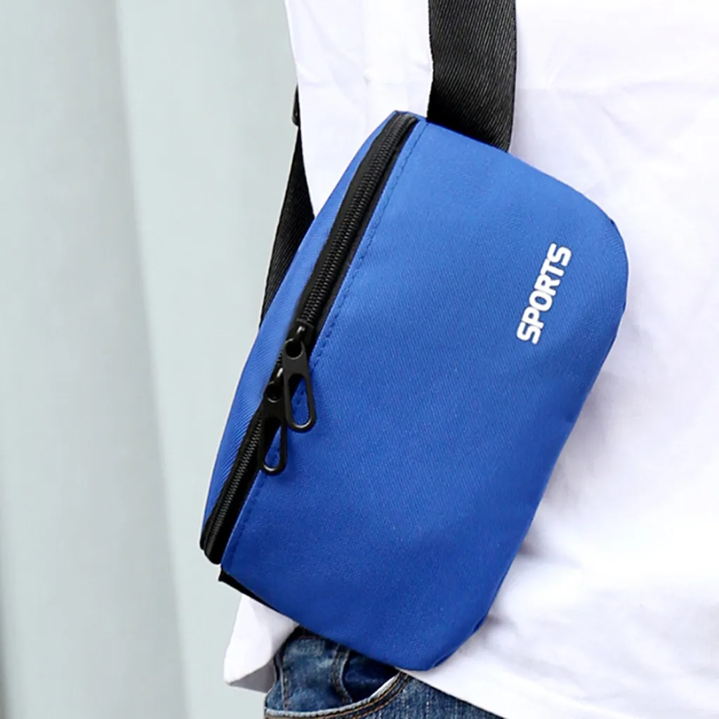 Поясная сумка женский пояс мужской и простой для отдыха модный Холщовый