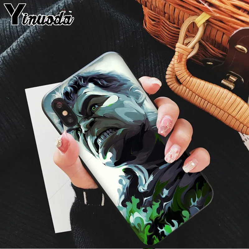 A16 Yinuoda герои Marvel Hulk DIY печать рисунок чехол для телефона чехол для iPhone 5 5Sx 6 7 7plus 8 8Plus X XS MAX XR - Цвет: A16