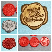 customized design wax seal sticker gift sealing wax tagscustom security stickers viatage personal logo100pcslot dia 2530mm
