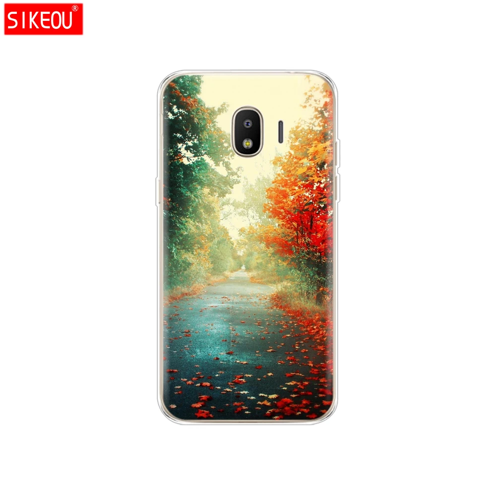 12097 Мягкий чехол для Samsung J2 Core, силиконовый чехол на заднюю панель, чехол для телефона Samsung Galaxy J2 Core J 2 SM-J260F J260F J260 flower - Цвет: 12097