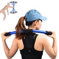 women yoga pole gym home flexi vibrating relax balance training sticks postpartum recovery slimming weight loss elastic rod