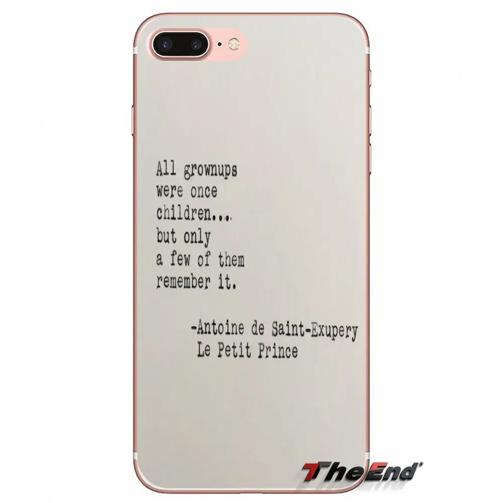 Для Xiaomi Redmi 4 3 3S Pro Mi3 Mi4 Mi4i Mi4C Mi5 Mi5S Mi Max Note 2 чехол с вдохновляющей цитатой Маленького