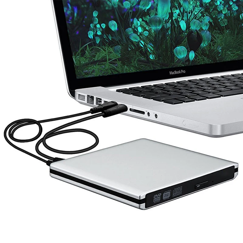 YiYaYo Внешний USB 3 0 DVD-привод CD/ RW горелка CD ROM/ ROM-плеер портативный/запись/горелка для
