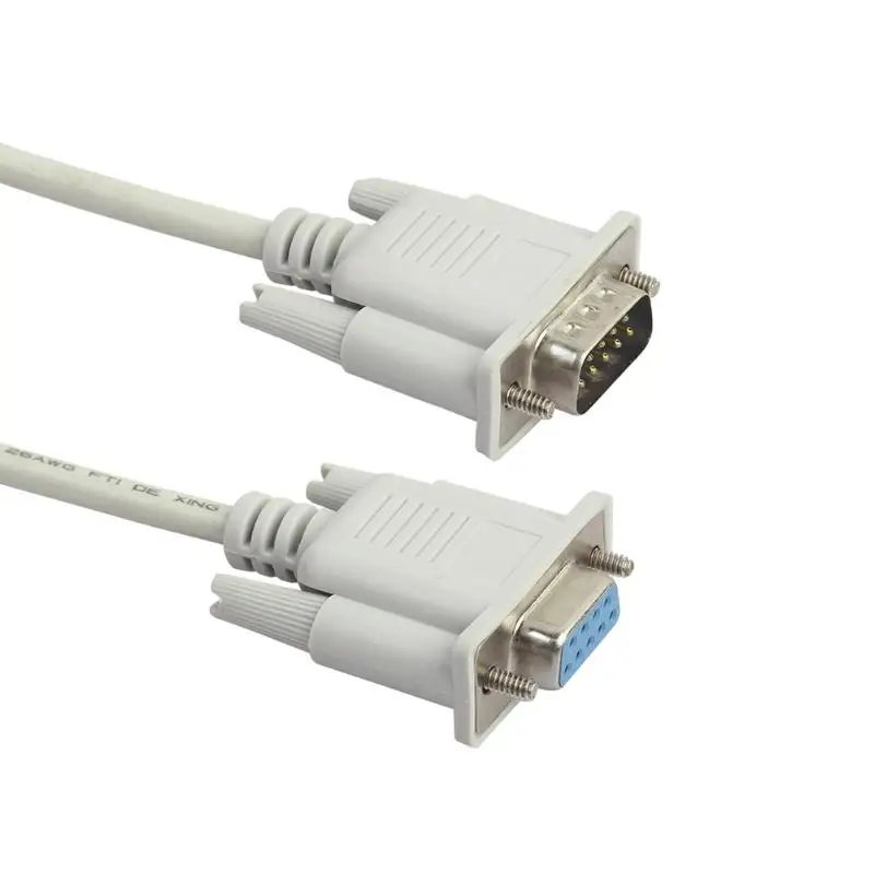 Новый 1 5 M 3m USB кабель Serial RS232 9 контактный разъем мужского и женского пола DB9 ПК