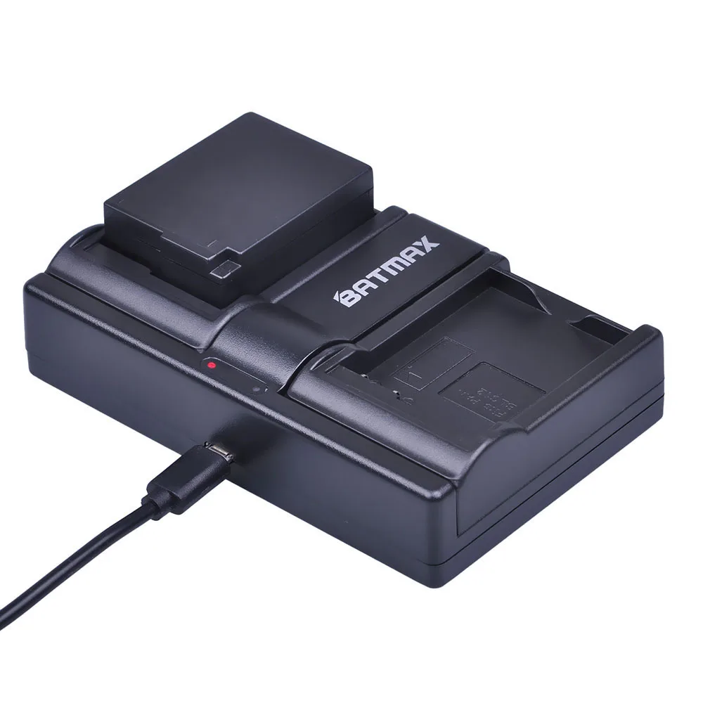 Batmax DMW BLC12 dmw blc12e двойное зарядное устройство USB для Panasonic BLC12E BLC12PP FZ200|Зарядные