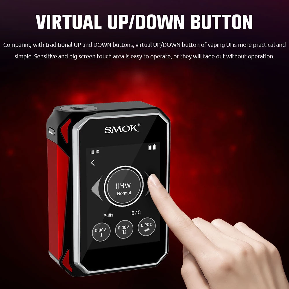 Оригинальная электронная сигарета SMOK G-PRIV Mod Vape Box 220 Вт с атомайзером TFV8 Baby Beast 3 мл