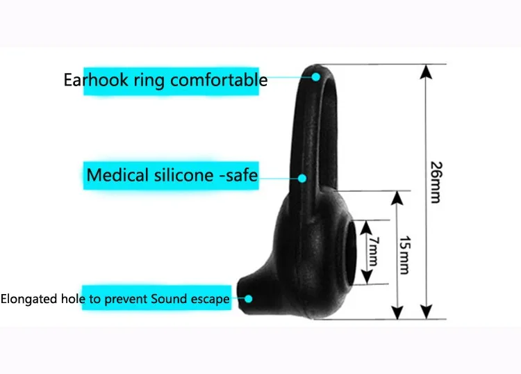 10 шт. силиконовых кейсов In-Ear bluetooth наушники Чехлы вкладыши бутон наконечник