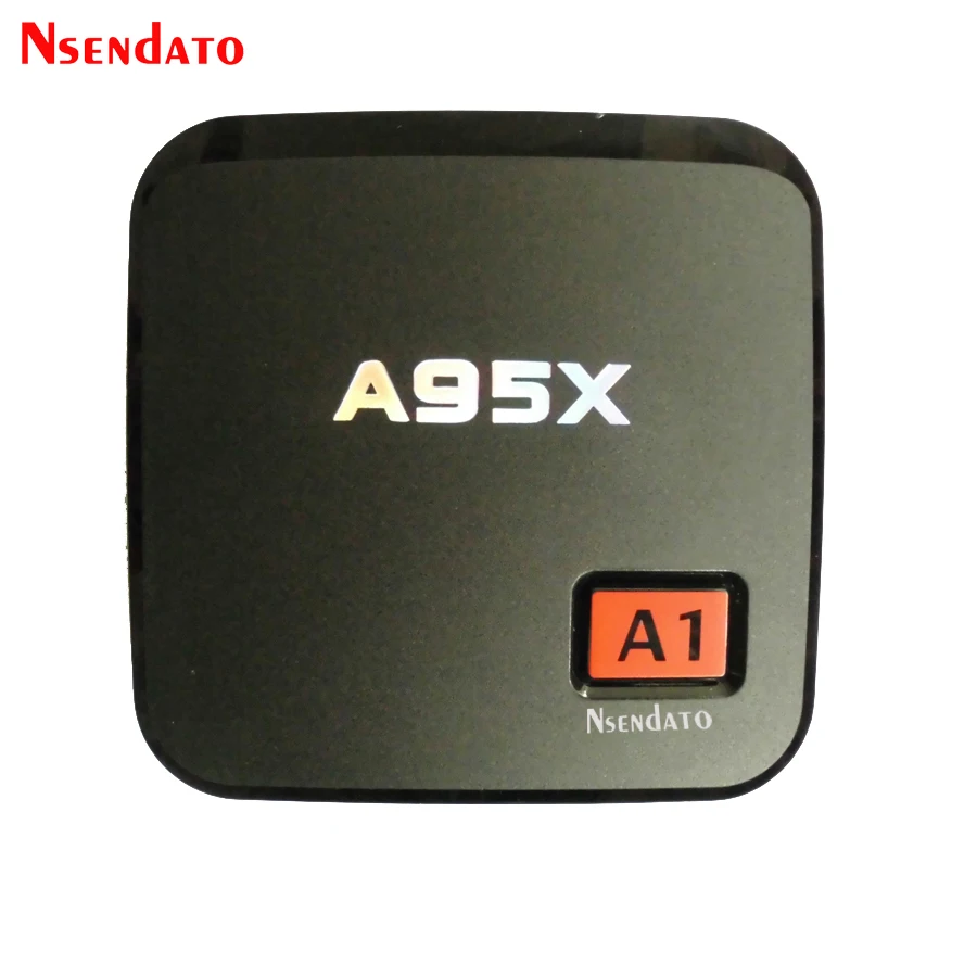 ТВ приставка Nsendato A95X A1 на Android 6 0 с четырехъядерным процессором Amlogic S905X 1 ГБ 8 4K 3D Wi Fi