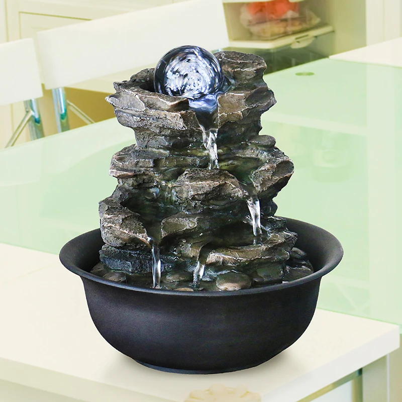 Простой рокерный фонтан для гостиной качели Поло офиса настольное украшение