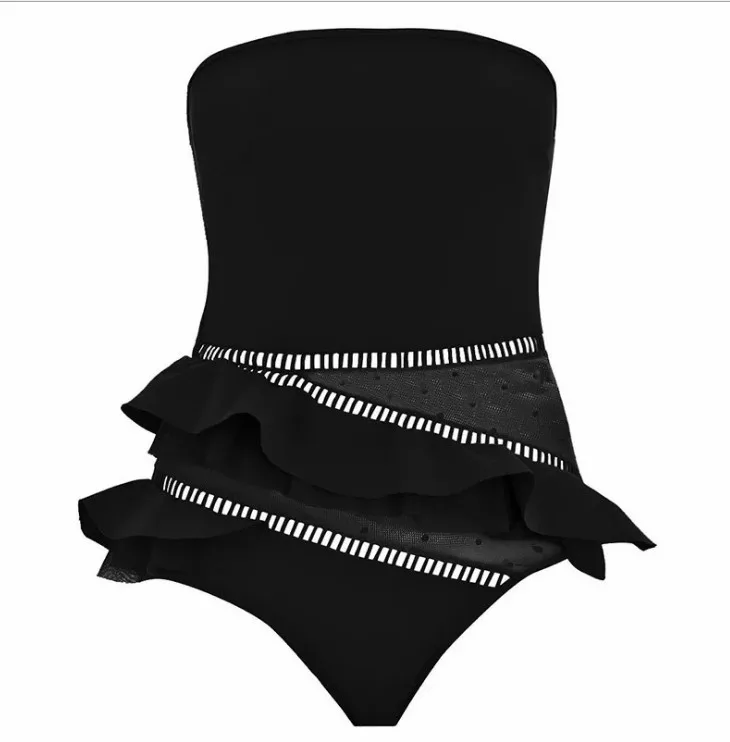 Sport One Piece Swimsuit Swimwear Women Bikinis Summer New Australian Zim Original Hollow Solid Polyester Sierra