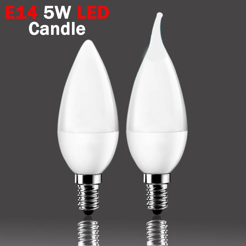5w SMD 2835 E14 lamp tubes led light Warm White Cool e 14 candle 220v free shipping | Освещение