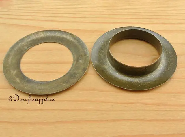 Металлические Люверсы с прокладками шайбы антилатунные круглые 14 наборов 30 мм M45