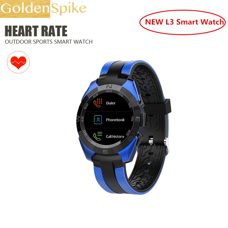 Плавательные Смарт часы L3 профессиональные спортивные ios android Heart Rate Bluetooth звонки