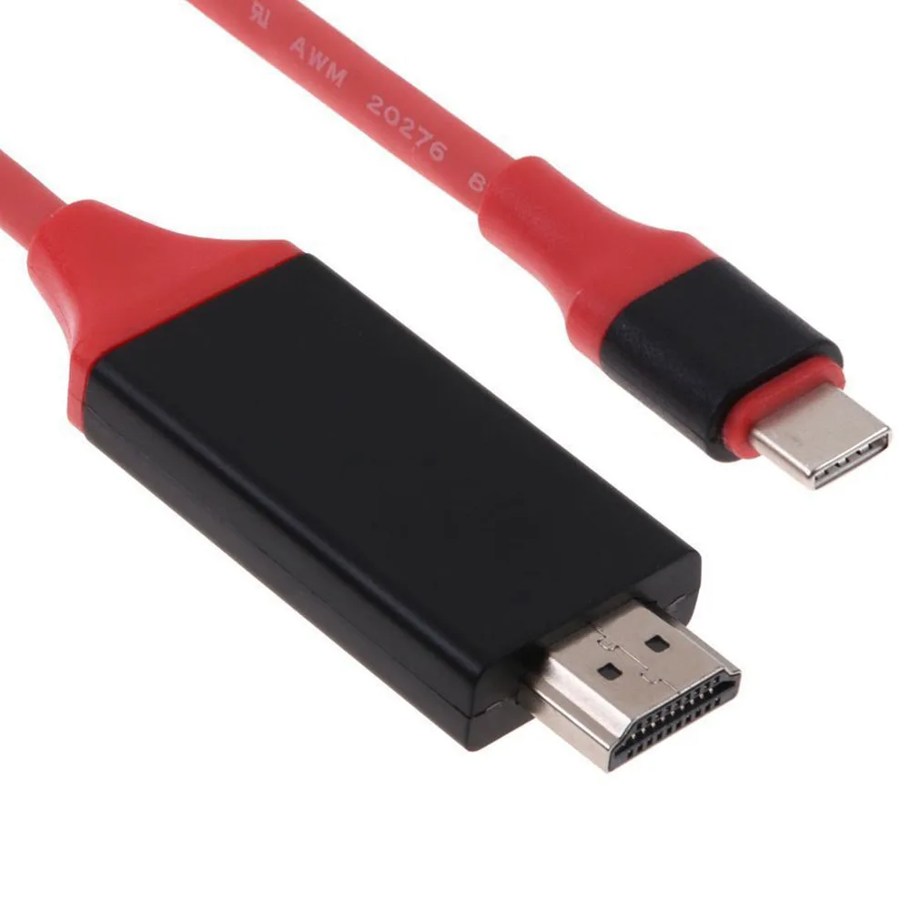 6.6FT B C Тип 3 1 к HDMI 4 k 2 HDTV кабель для Galaxy S8 + Plus|Кабели передачи данных| |