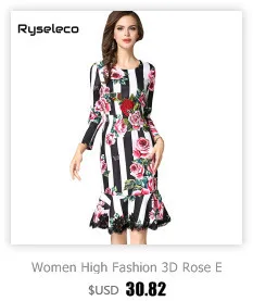 Ryseleco Sexy Summer Elegant 3/4 Sleeve Embroidery Cutout Floral Lace Dresses Women Fashion Quality Long Maxi Flare Vestido