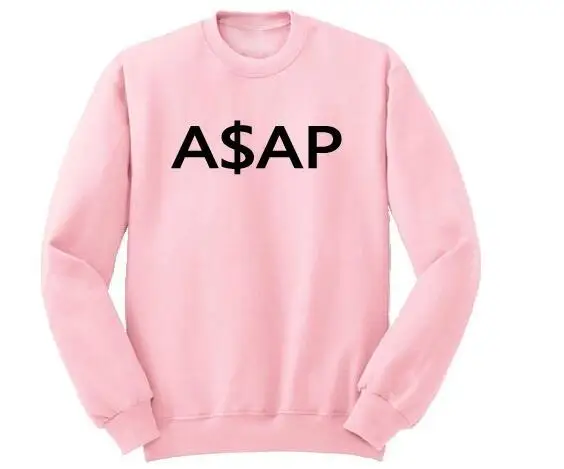 

A$AP funny sweatshirt unisex sweatshirt moletom do tumblr pullovers women tumblr hoodie jumper pullovers aesthetic tops