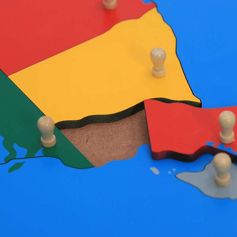 Детская игрушка Карта Австралии обучающие и игрушки для детей раннего возраста