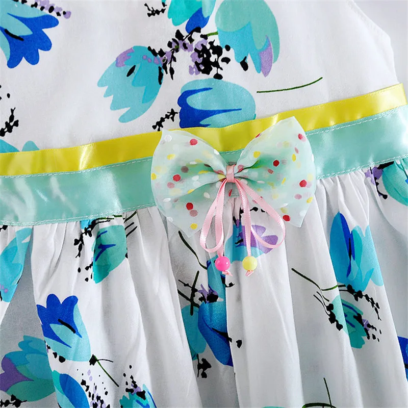 Платье для новорожденных BibiCola летнее платье с цветочным принтом принцессы