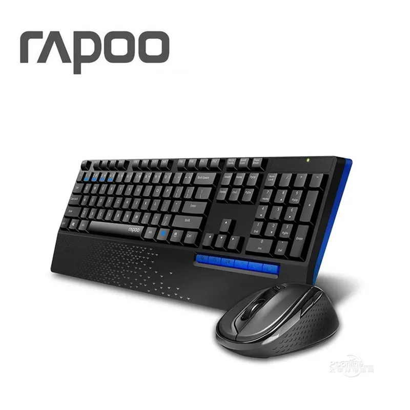 Новинка Rapoo 8300T многорежимная Бесшумная Беспроводная клавиатура мышь Combos Bluetooth 3