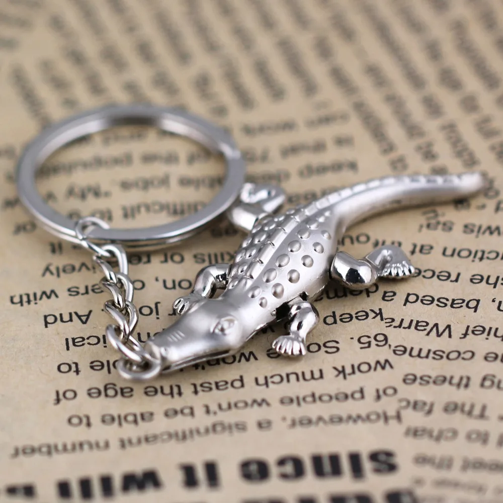 

crocodile keychain 3D alligator key chain key holder high quality creative portachiavi chaveiro llaveros hombre bag charm