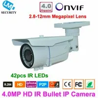 Lihmsek H.265 Onvif 5 Мп 1/2. 5 CMOS безопасности Пуля мегапиксельная P2P фиксированный объектив с PoE сети CCTV IP камера с бесплатным кронштейном