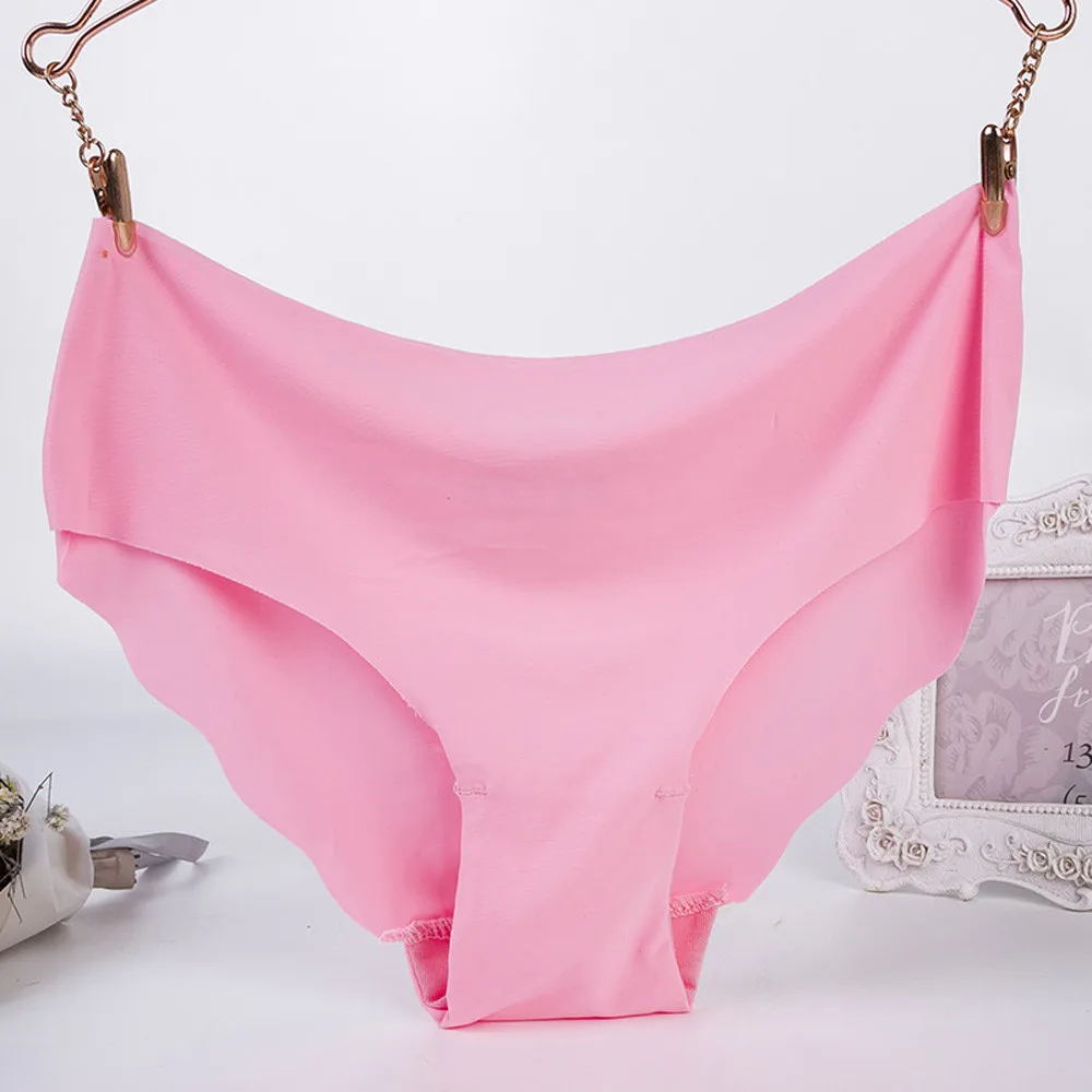 Pink Новое Женское невидимое нижнее белье стринги хлопок Нейлон Удобные газовые бесшовные ropa интерьер femenina# yl - Цвет: Pink