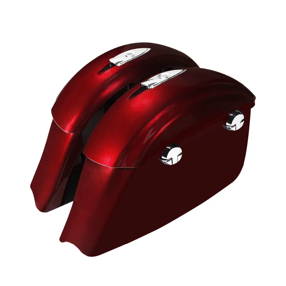 Красный сиденье для мотоцикла Электронная подкладка с защелками Indian Chief Tain 2014 2017