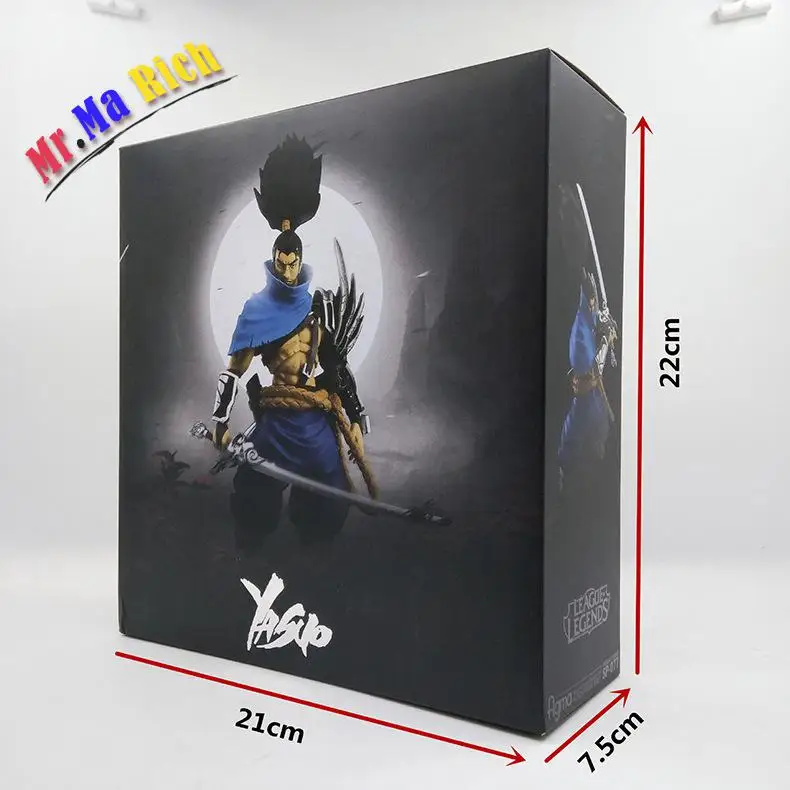 Новая популярная фигурка коллекционеров Yasuo 16 см игрушки рождественский подарок