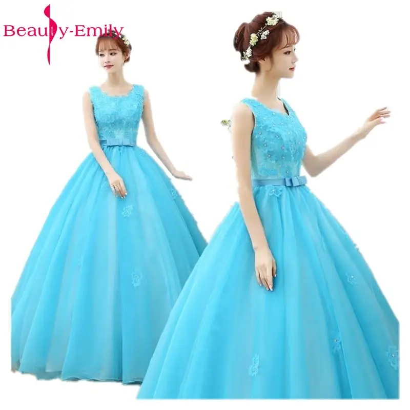 2018 свадебное небесно голубое современное модное красивое платье в пол без