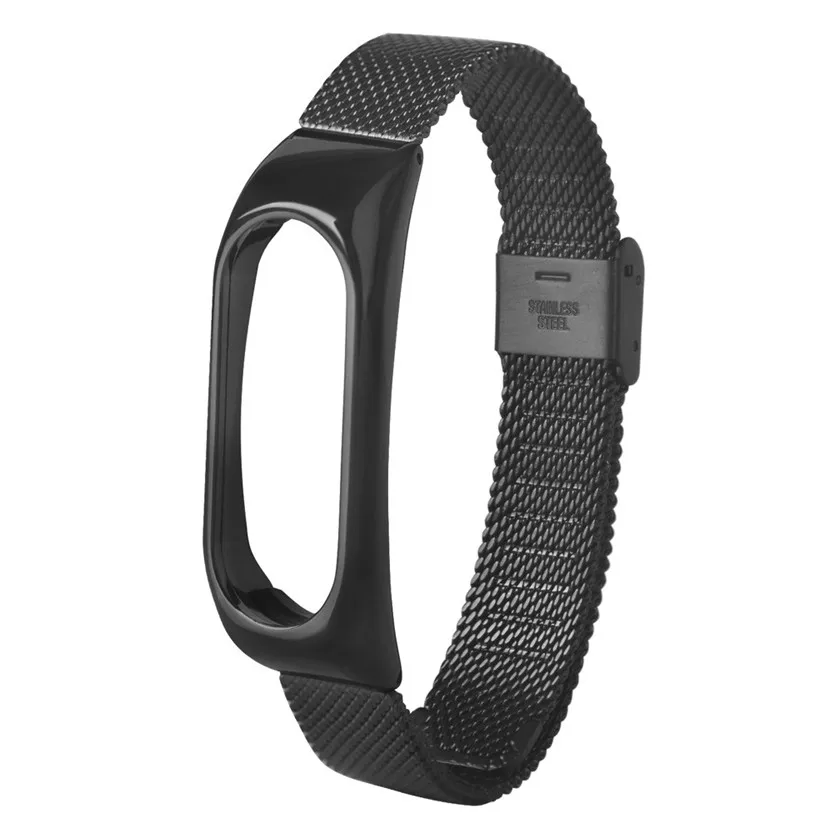 Модные легкие умные наручные часы из нержавеющей стали ремешок для Xiaomi Miband 2 JUL28|for