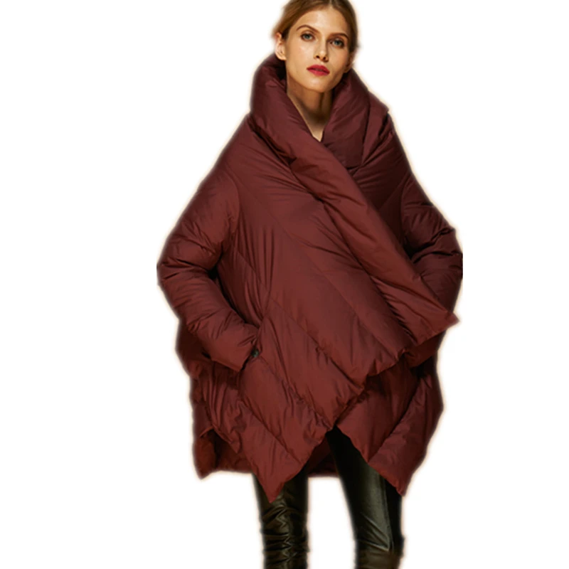 Новая модная женская куртка парка накидка европейская дизайнерская