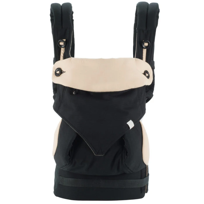 360 beige black Эргономичный рюкзак-кенгуру 360 Omni, дышащий 360, охлаждающий воздух, Рюкзак-кенгуру для детей, органический хлопок, четыре положения, 360, кенгуру для младенцев - Цвет: 360 beige black