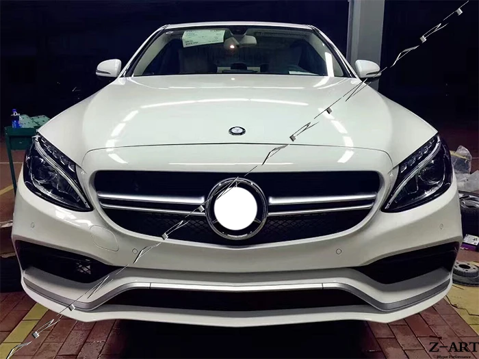 PP пластик тюнинг обвес для Mercedes Benz C Класс W205- Для AMG C63 обвес для Mercedes Benz C класс