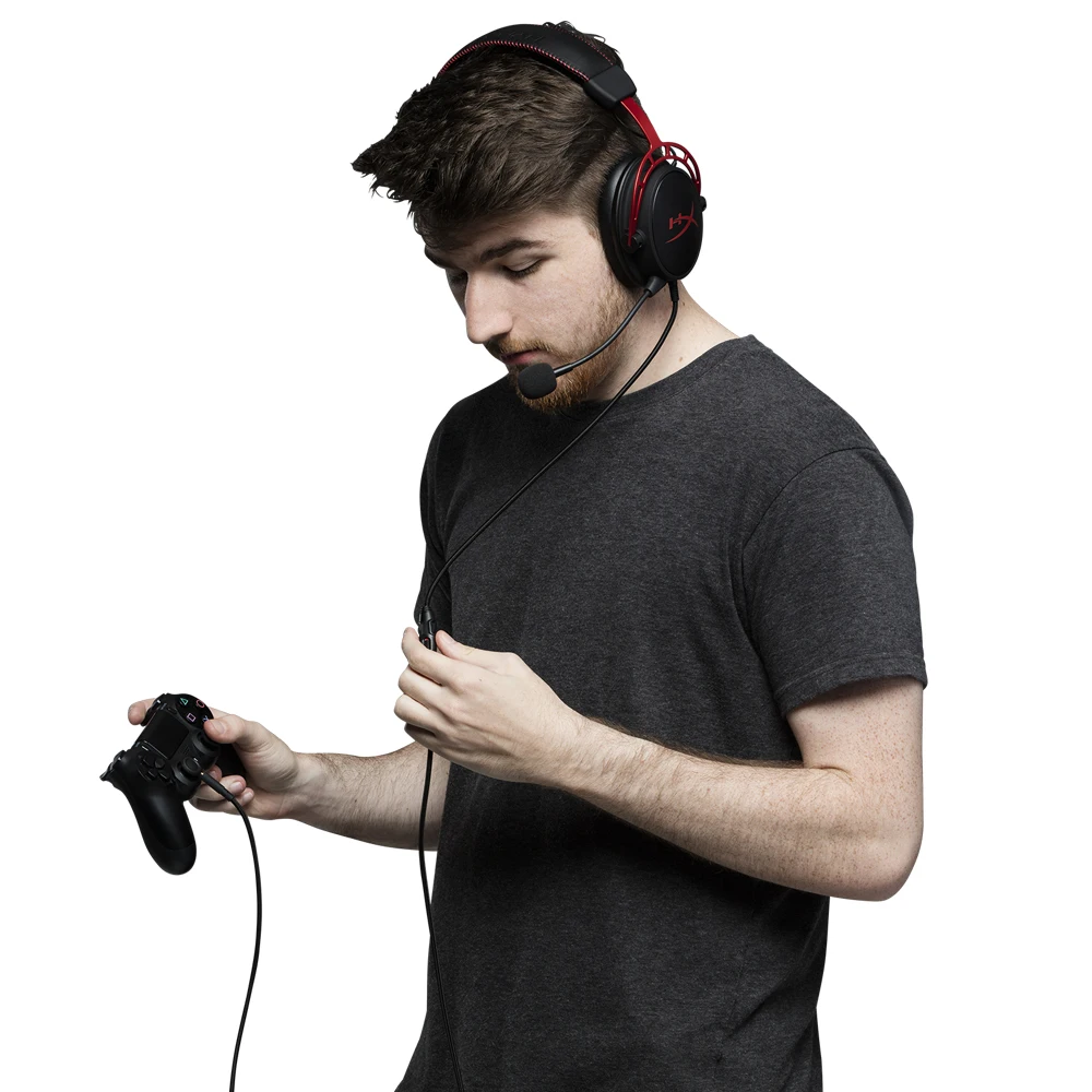 Kingston HyperX Cloud Alpha игровая гарнитура с микрофоном 3 5 мм наушники для PS4 PRO Xbox One S