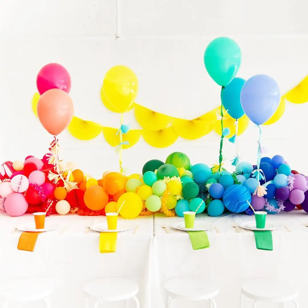 20 шт. воздушный шар латекса рождения вечерние украшения цветные детские шаре