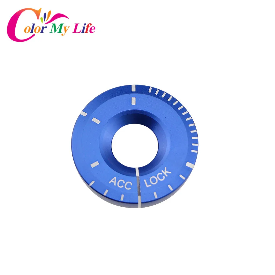 1 шт. кольцо для автомобильного ключа зажигания из алюминиевого сплава чехол с