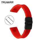 Ремешок силиконовый для Xiaomi Huami Amazfit Bip BIT PACE Lite, резиновый быстросъемный браслет со стальной пряжкой, 20 мм 22 мм