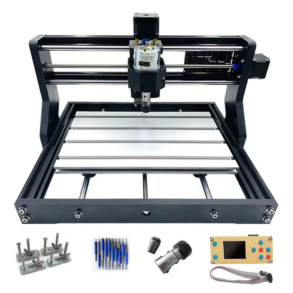 DIY мини ЧПУ 3018 Pro+ офлайн лазерный гравировальный станок с ЧПУ дерево акрил резьба по дереву маршрутизатор/лазерная гравировка/жажда металла