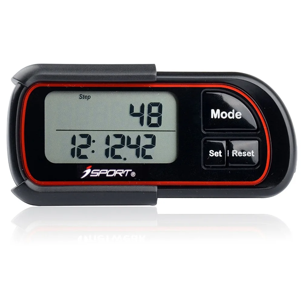 Фитнес Шагомер 30 дневная запись для ходьбы назад к основам клип на шаг счетчик