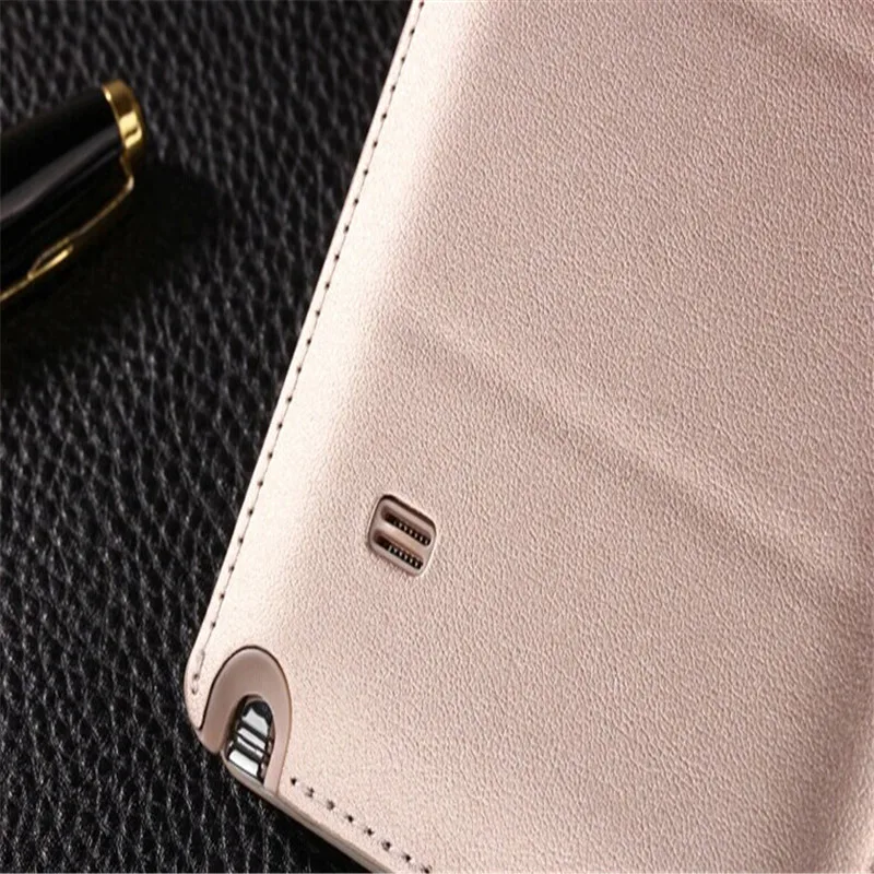 Albb флип чехол кожаный для Samsung Galaxy Note 4 Note4 N910 N910F N910H телефона умный вид с